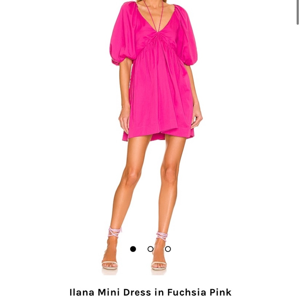 Ilana Mini Dress in Fuschia Pink. XS. Worn once. Like new condition.
